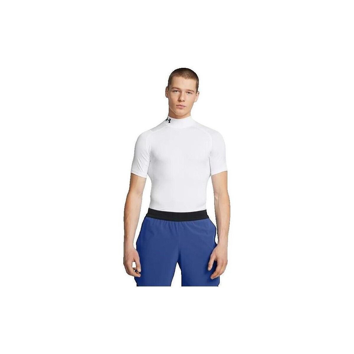 Under Armour  Col Roulé De Compression À Manches Courtes Heatgear  Bílá