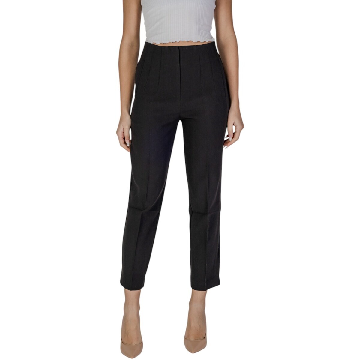 Only  ONLRAVEN LIFE HW PANT TLR 15298565  Černá