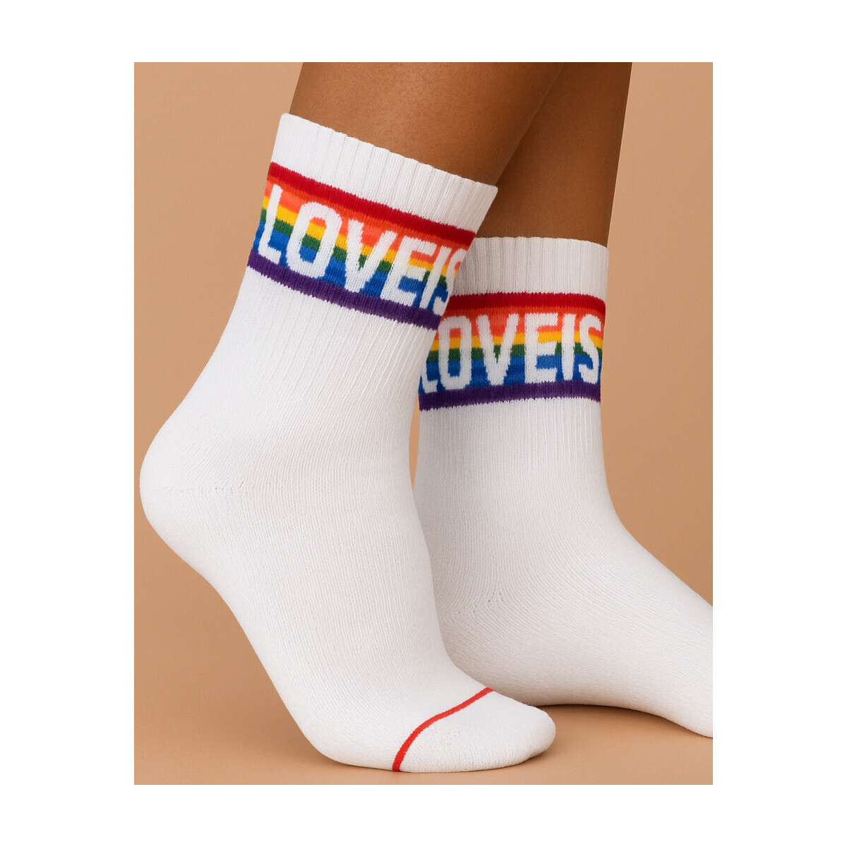 Nae Vegan Shoes  Love is Love Voice Sock  ruznobarevne