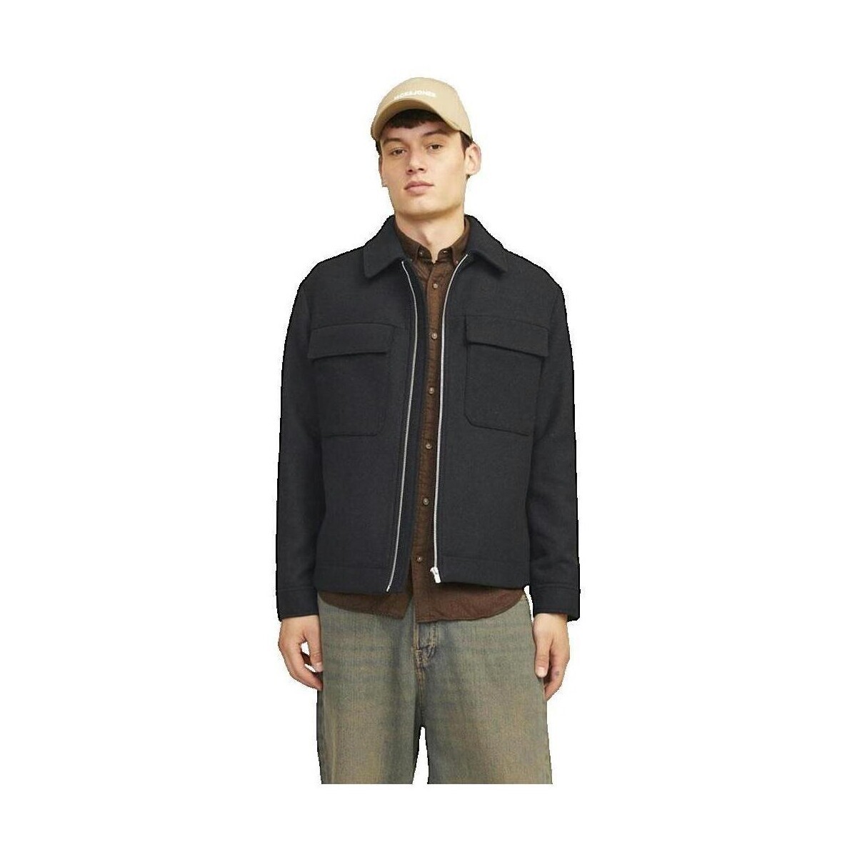 Jack & Jones  Surchemise  Russel Jacket noire  Černá