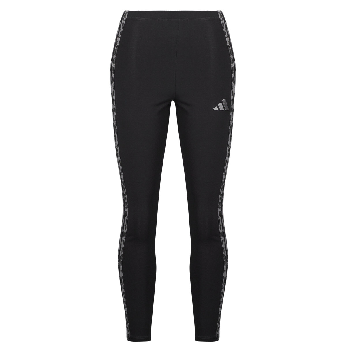 adidas  Seasonal Essentials Animal Print 3- Stripes Leggings  Černá