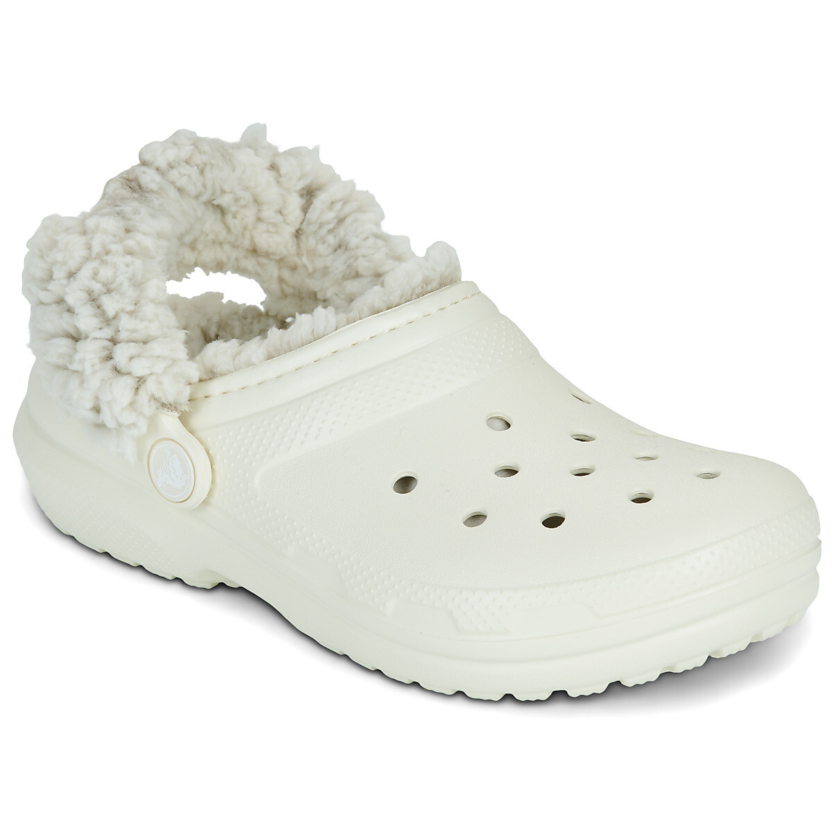Crocs  Classic Fleece Lined Clog K  Bílá