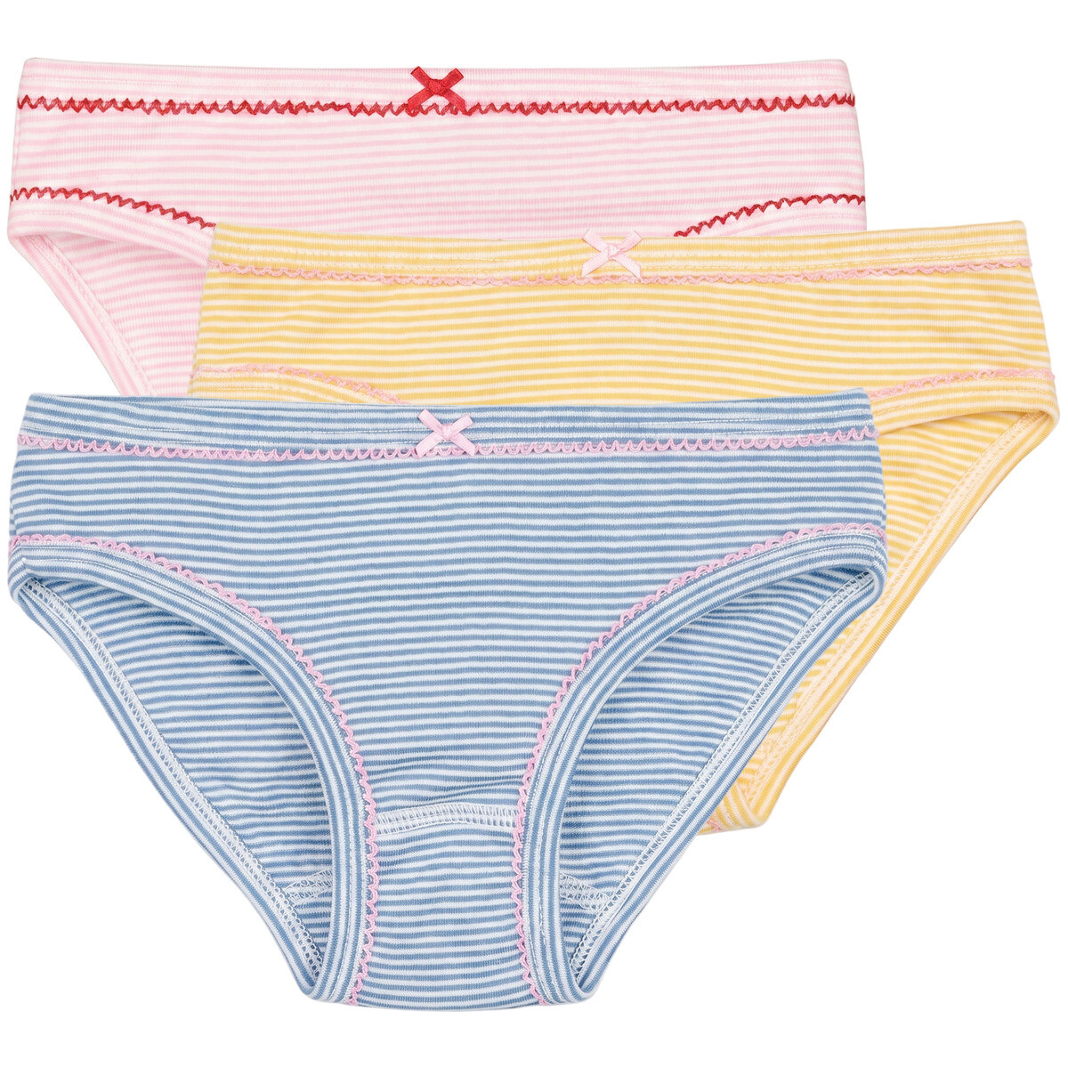 Petit Bateau  CULOTTES X 3  ruznobarevne