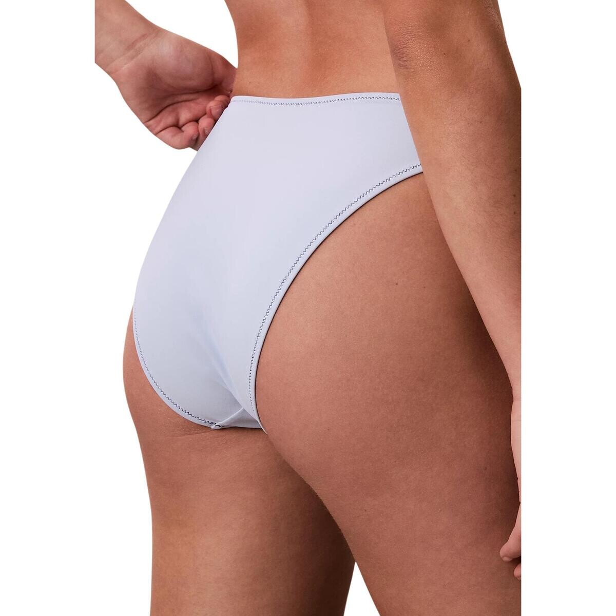 Calvin Klein Jeans  HIGH LEG BIKINI LV00Q61147  Modrá