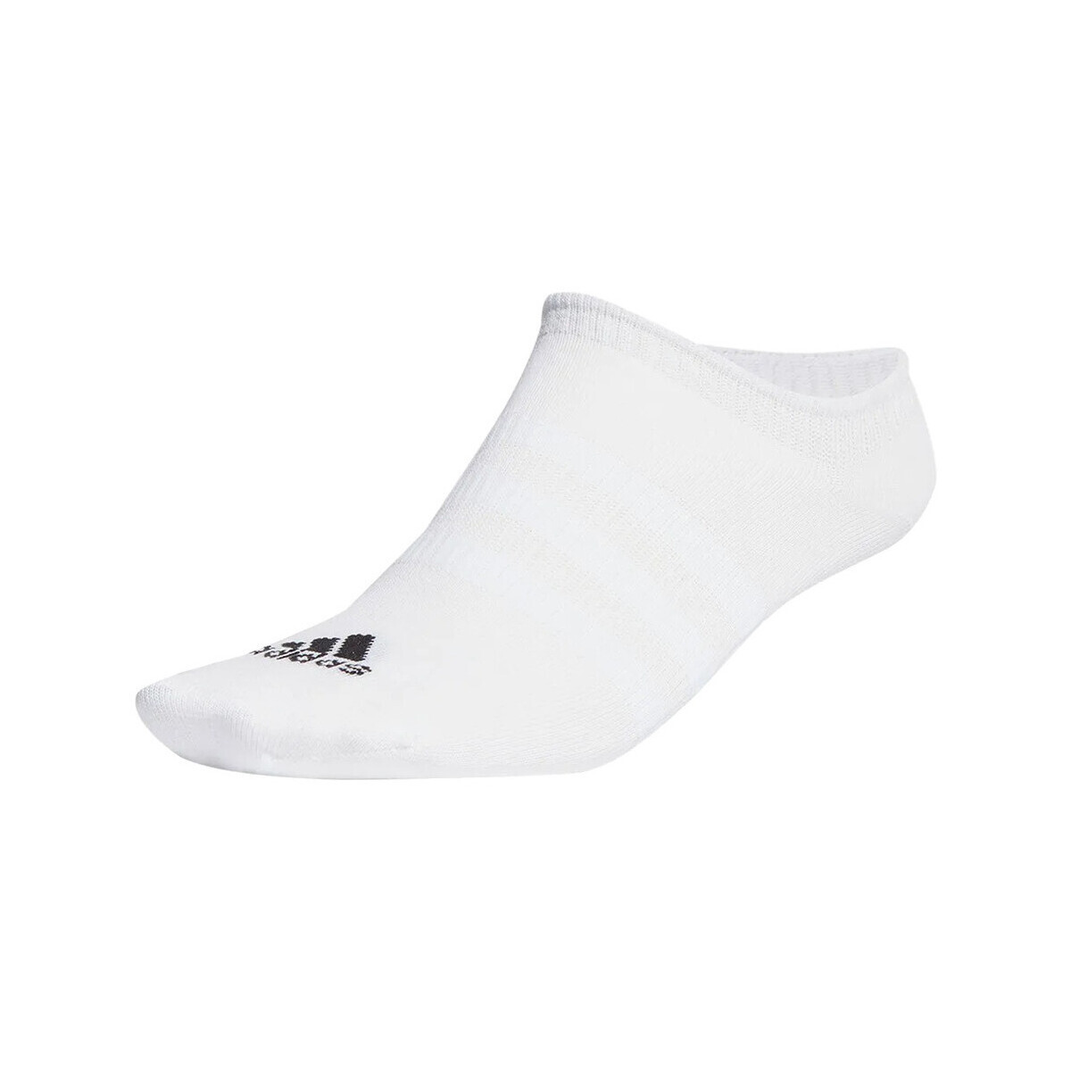 adidas  Chaussettes  Chaussettes Invisibles Thin   Light blanc  Černá