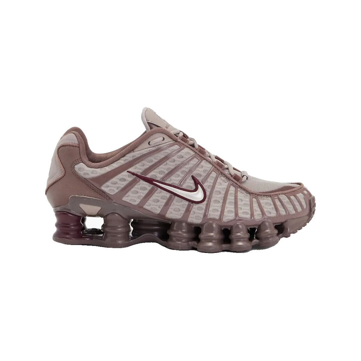 Nike  Baskets  shox tl maille respirante  Hnědá