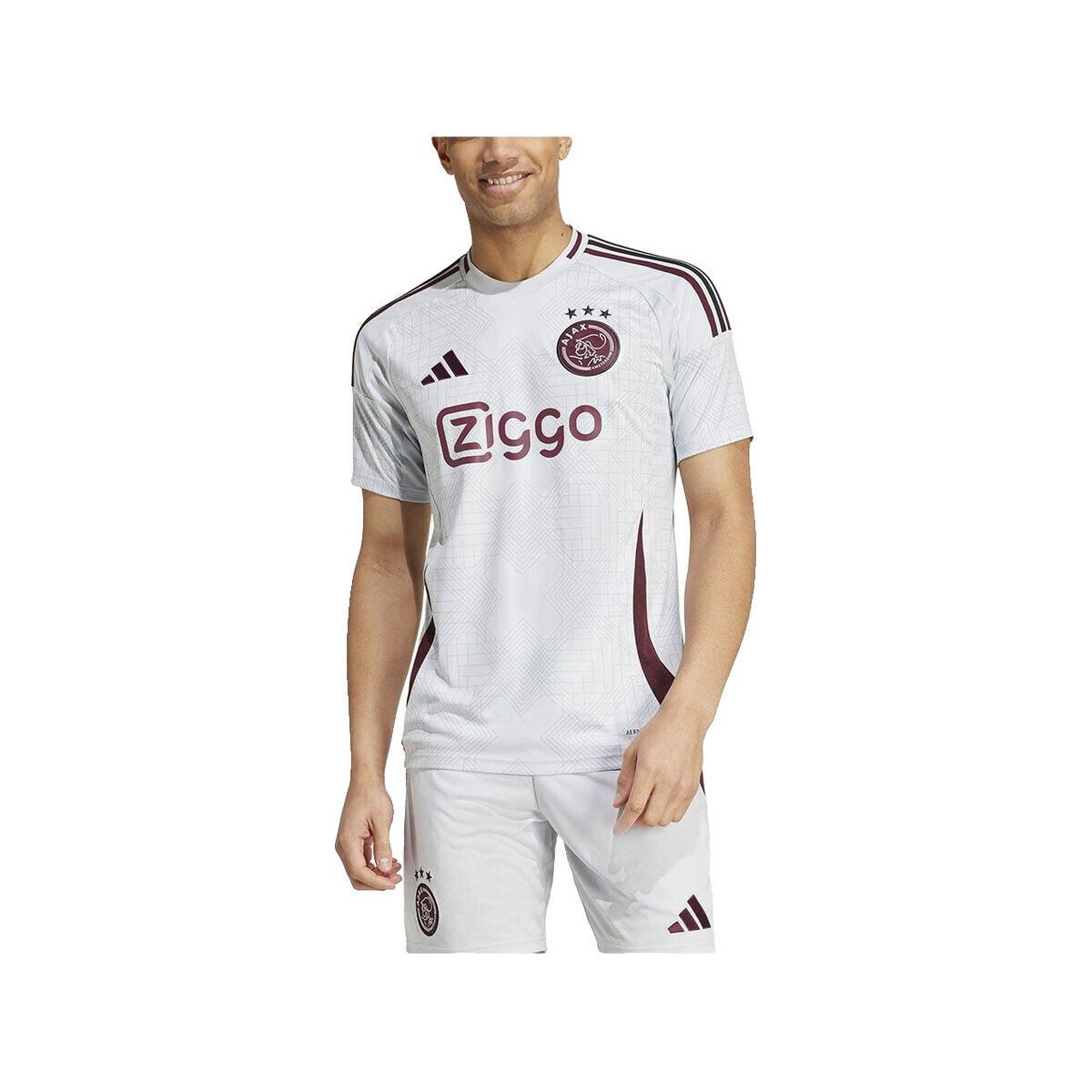 adidas  T-shirt  Ajax Amsterdam 2024-2025 AEROREADY  Bílá