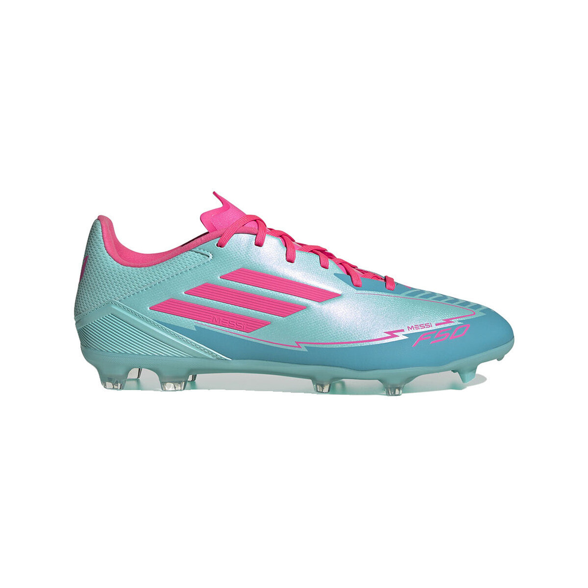 adidas  Bottines  F50 League FG/MG Messi hybride  Růžová
