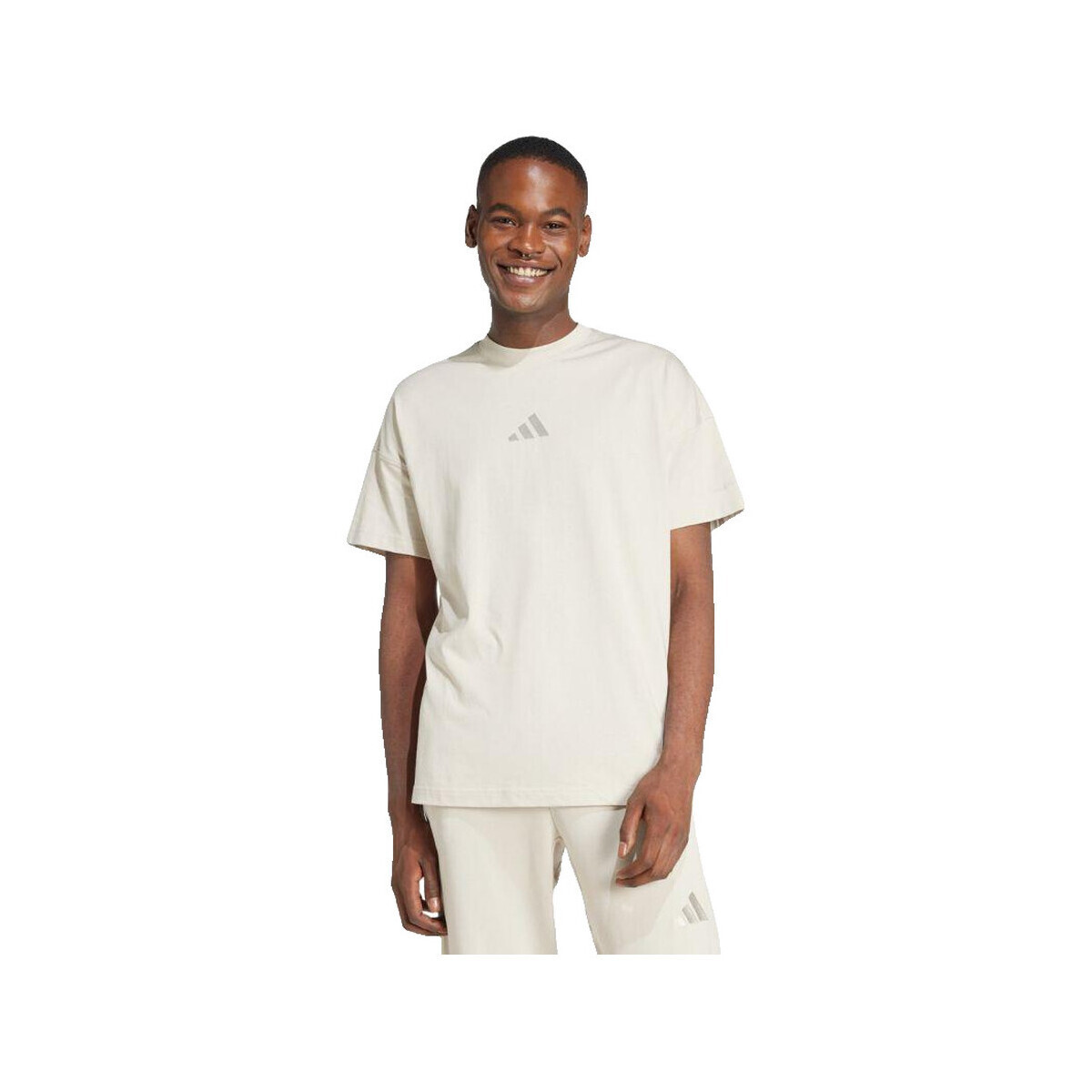 adidas  T-shirt  All SZN 100 % coton  Béžová