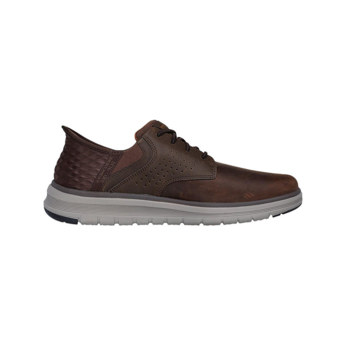 Skechers  Baskets  Slip-Ins: Orell - Yates cuir  Hnědá
