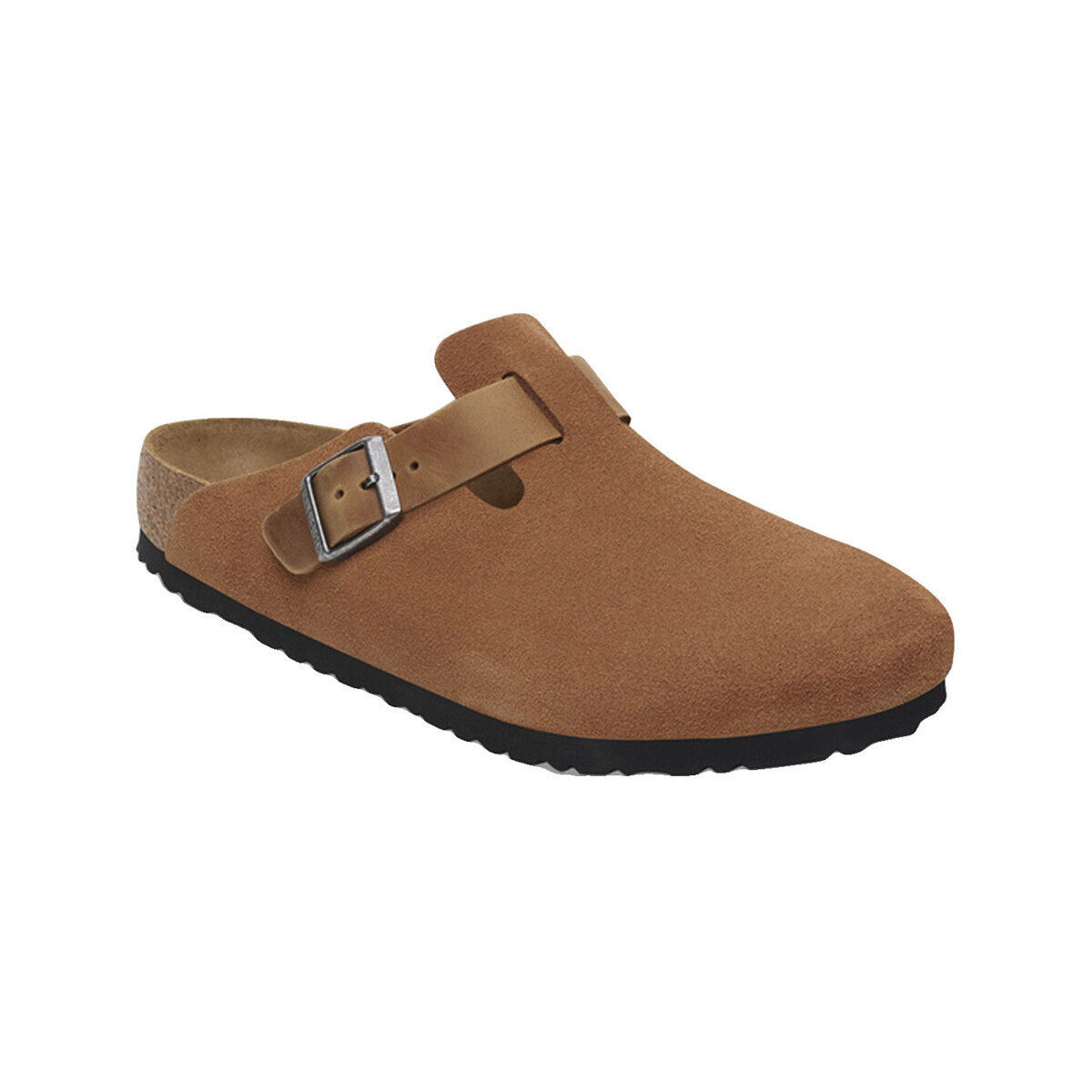 BIRKENSTOCK  Mocassins  Boston daim  Hnědá
