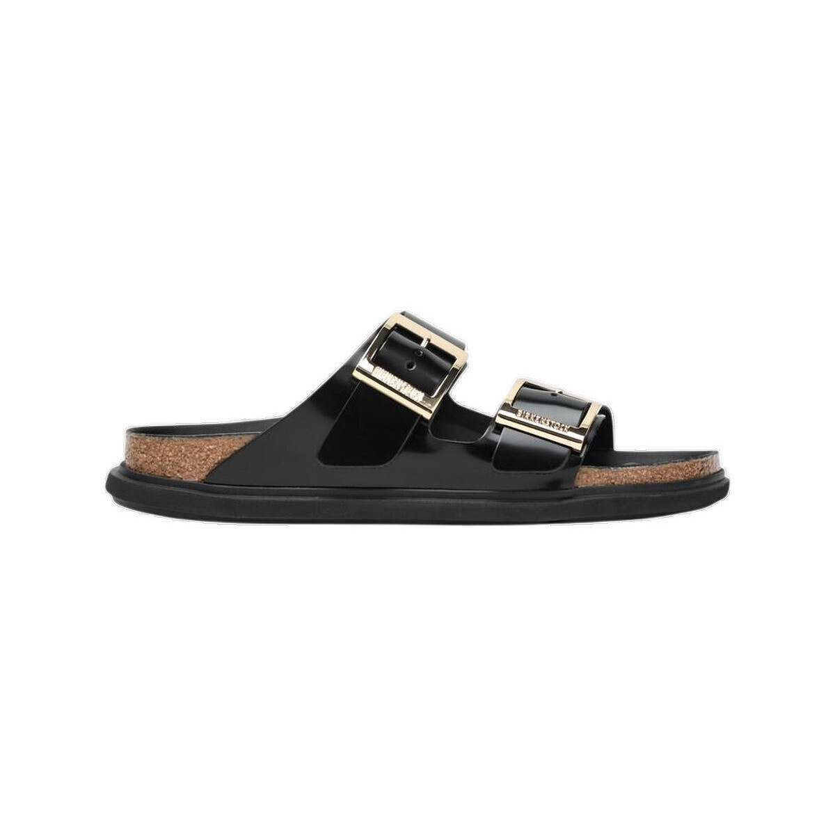 BIRKENSTOCK  Sandales  Arizona Droplet Buckle cuir  Černá