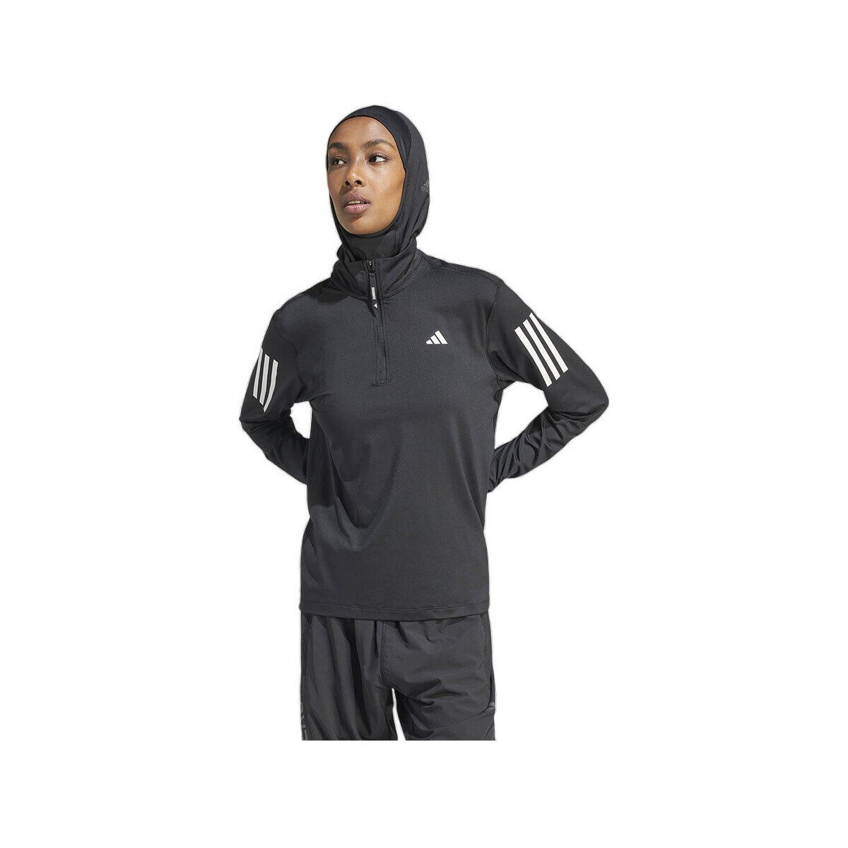adidas  Sweat-shirt  Own The Run tissu AEROREADY  Černá