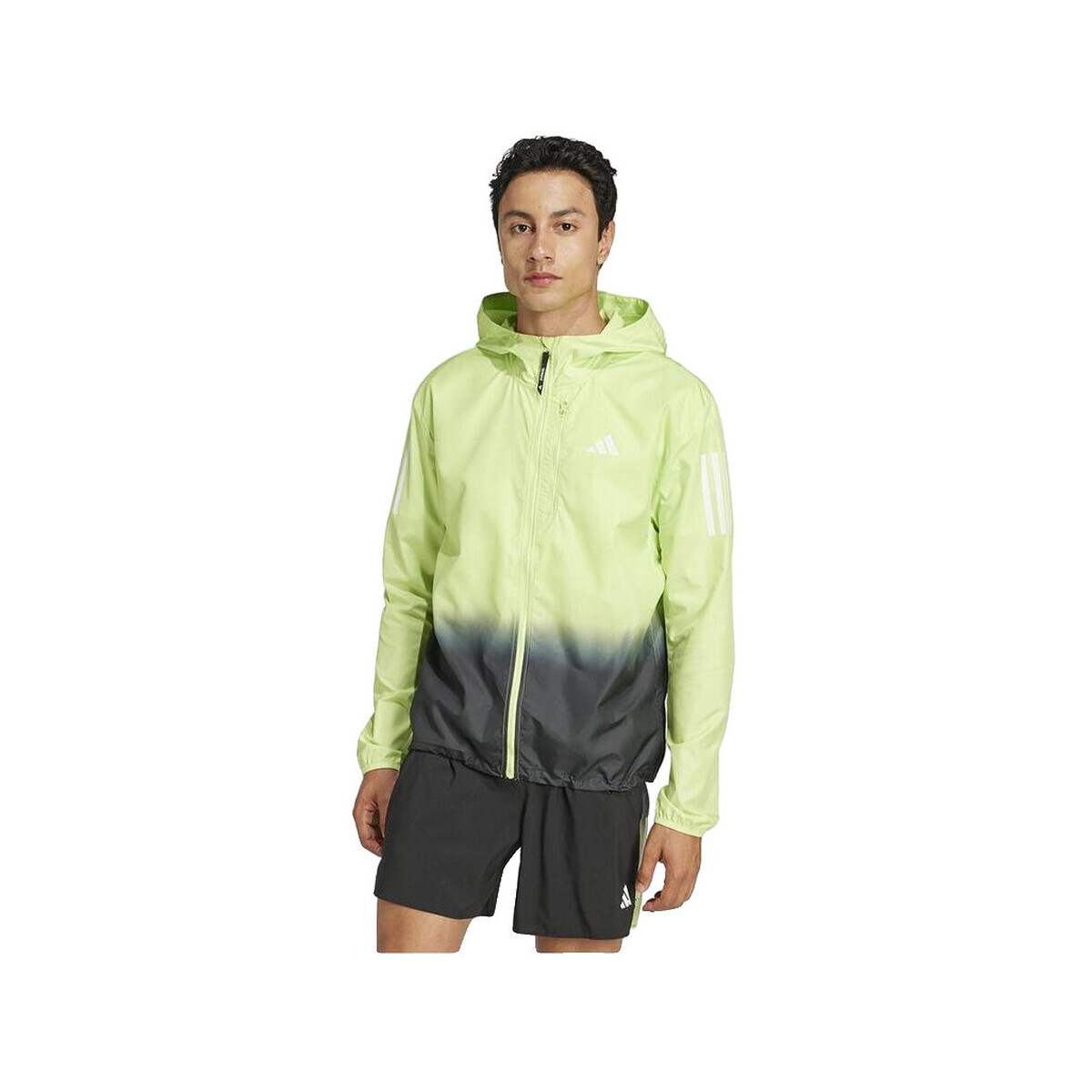 adidas  Veste  Own The Run colorblock  Zelená