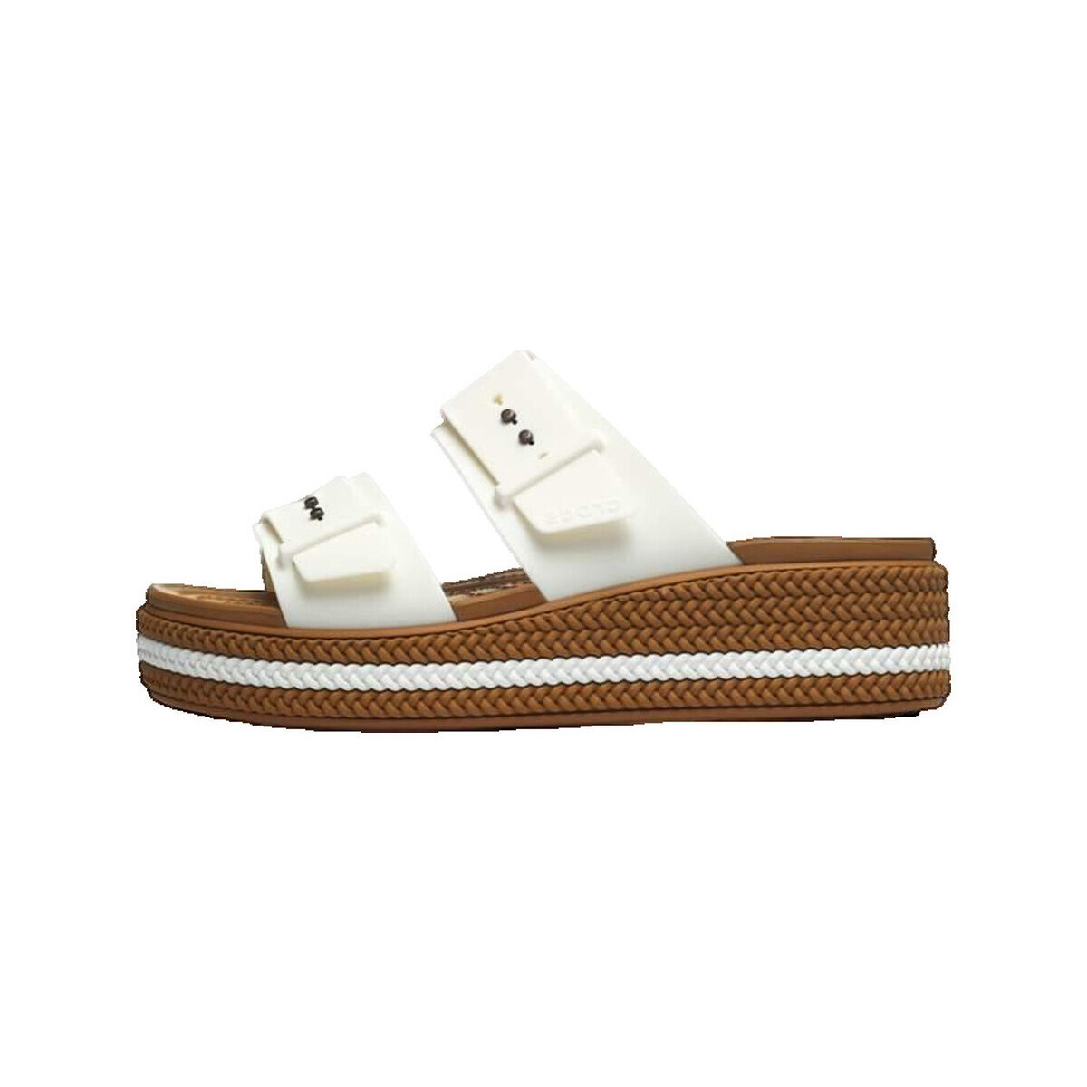 Crocs  Sandales  Brooklyn Woven Buckle confort à 360 degrés  Bílá