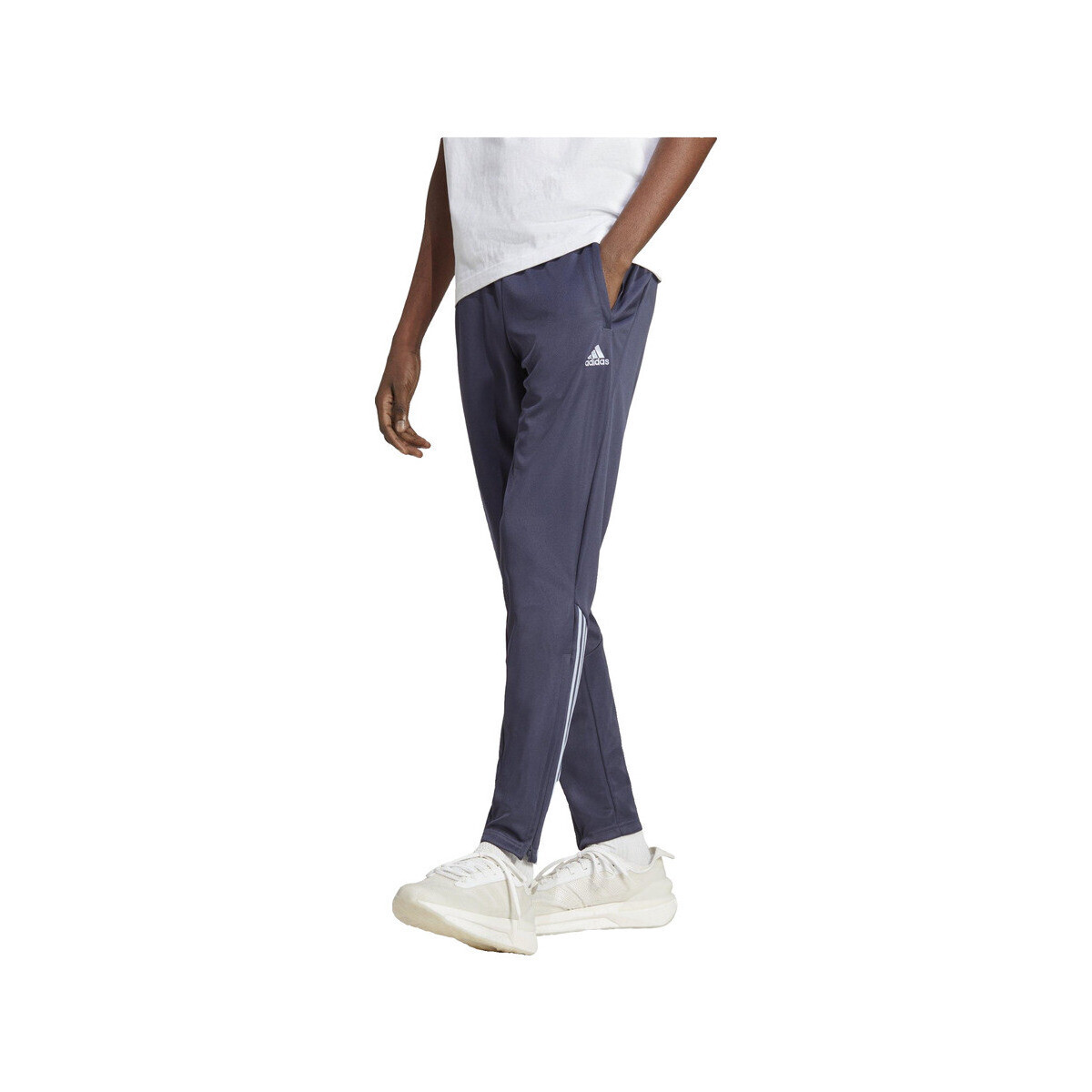 adidas  Pantalons de survêtement  Tiro 100% polyester recyclé  Tmavě modrá
