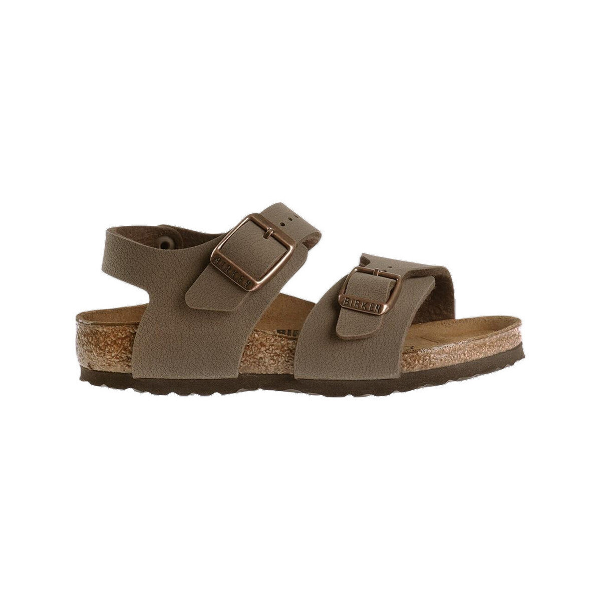 BIRKENSTOCK  Sandales  New York liège  Hnědá
