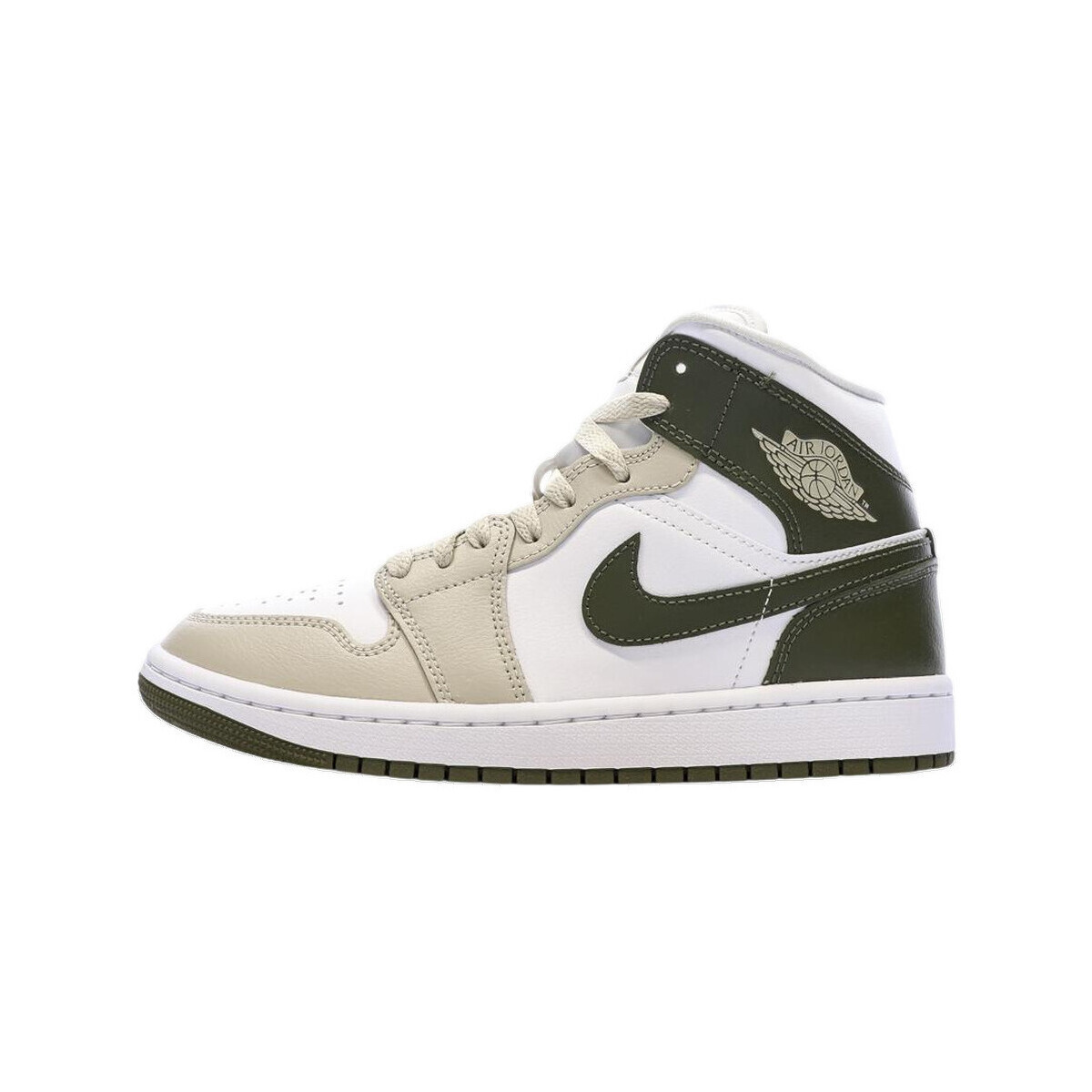 Nike  Baskets  Air Jordan 1 Mid cuir/synthétique  Béžová
