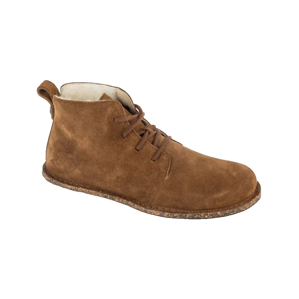 BIRKENSTOCK  Bottines  Uppsala Mid Shearling cuir suédé  Hnědá