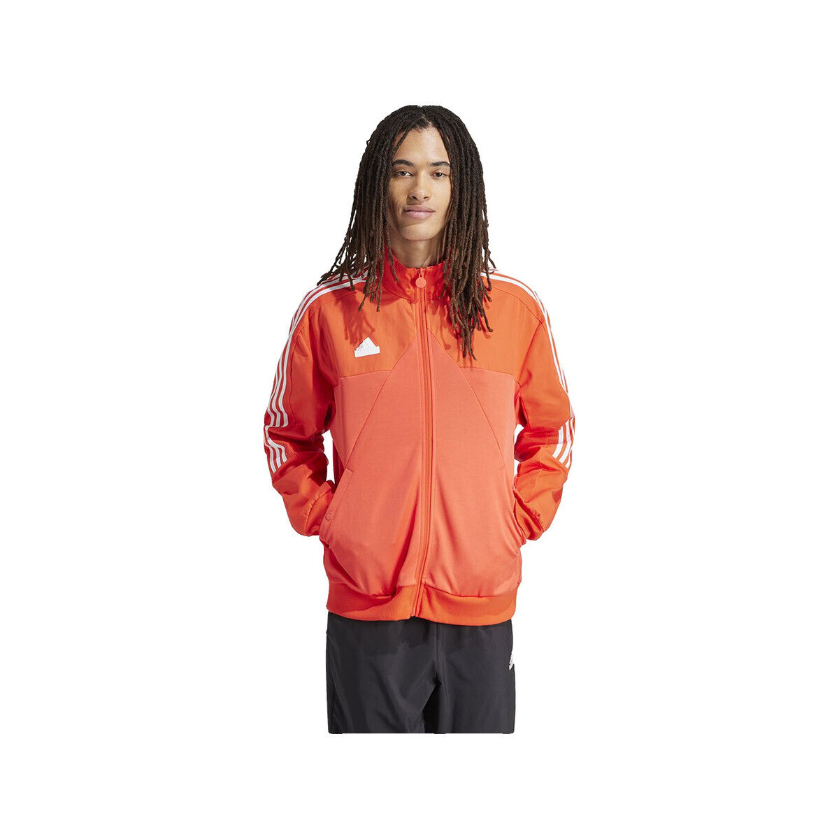 adidas  Veste de survêtement  Tiro Q1 coupe ample et zippée  Červená