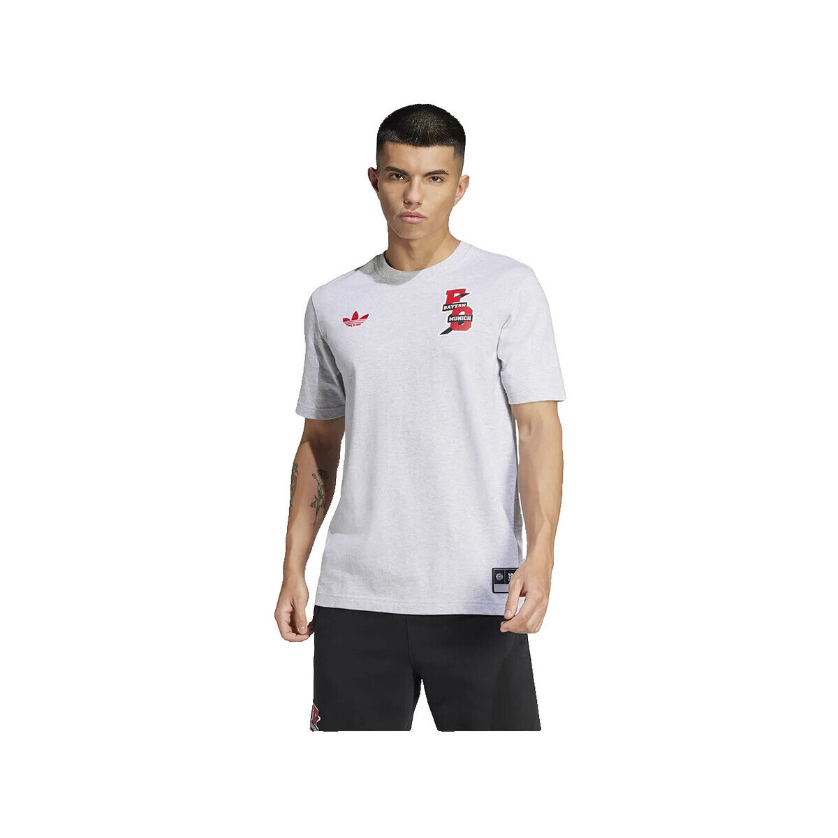 adidas  T-shirt  VRCT 100 % coton  Šedá