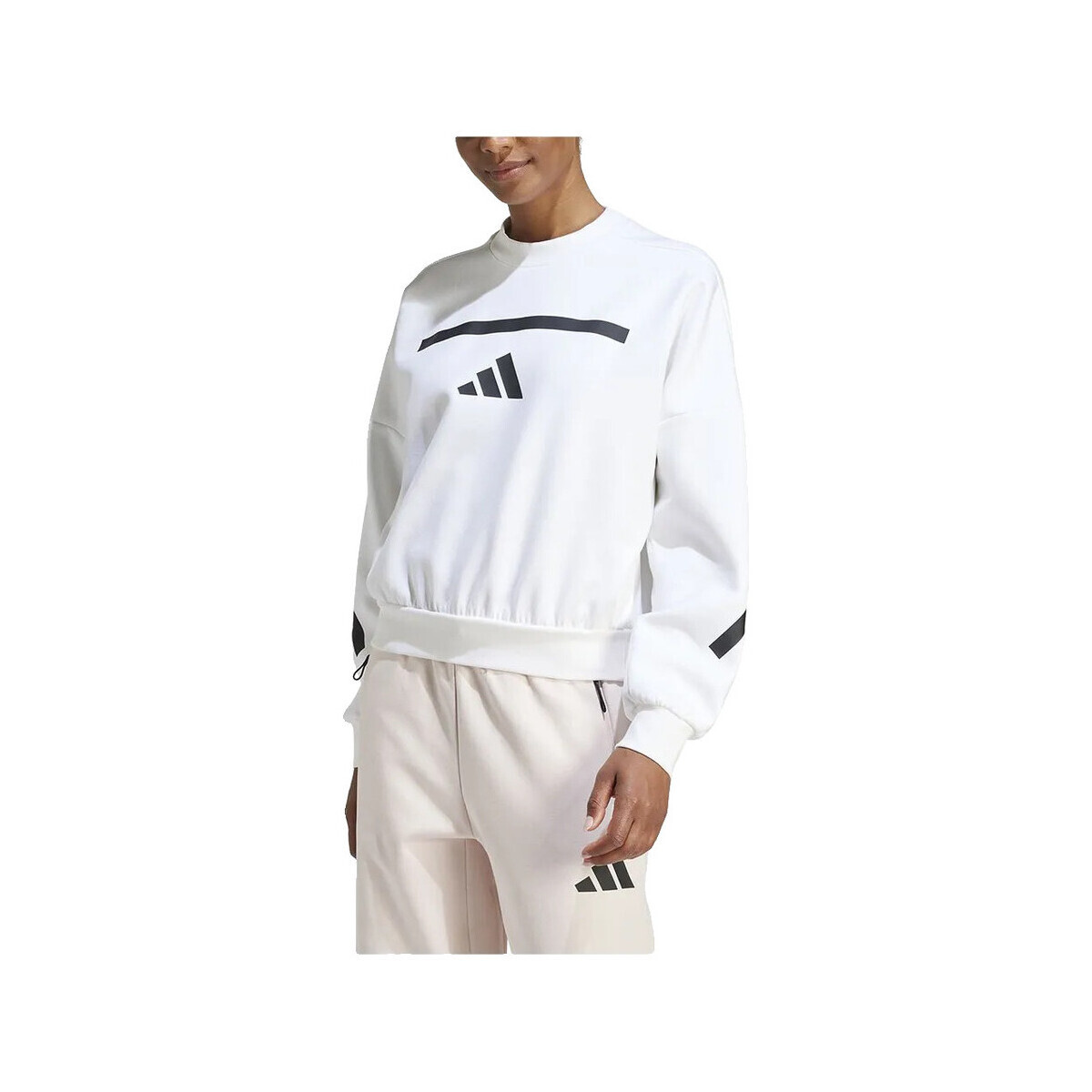 adidas  Sweatshirts  Z.N.E. ample  Bílá