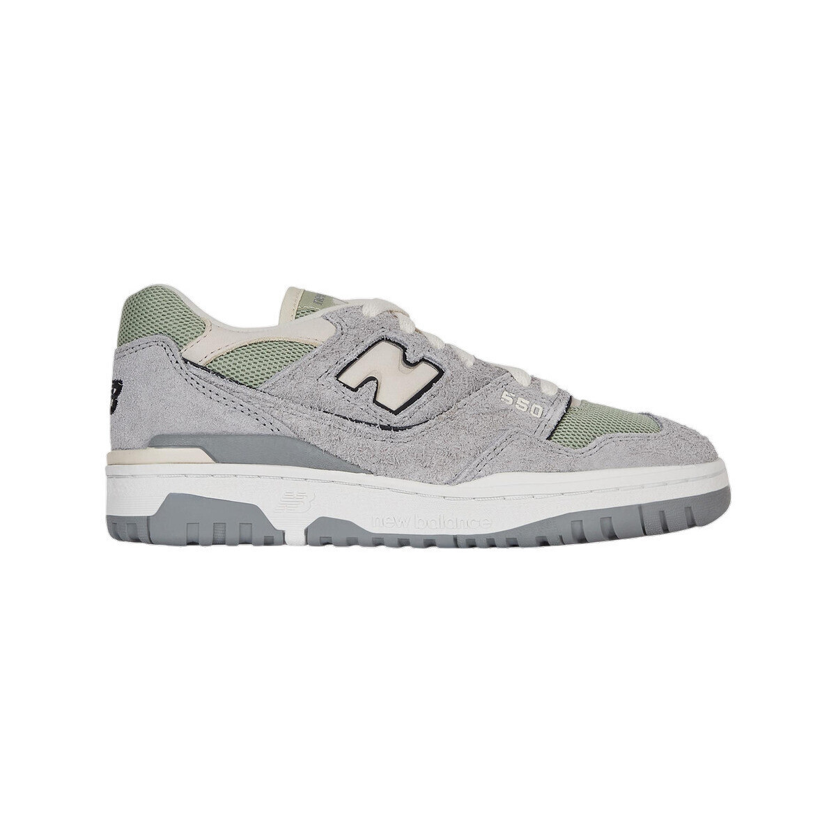 New Balance  Baskets  550 cuir suédé  Šedá