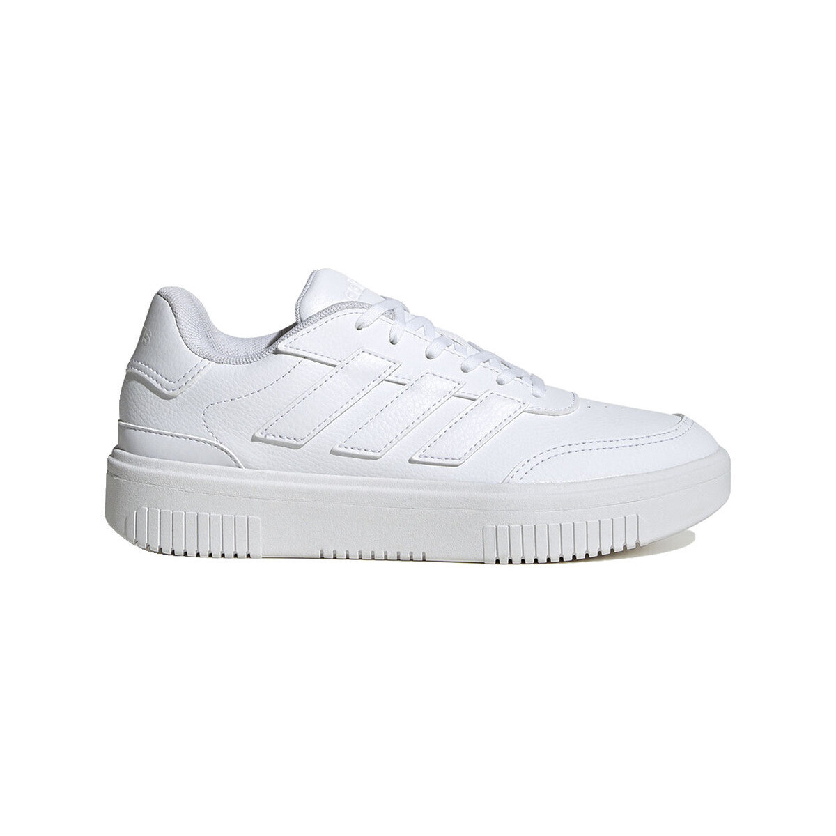 adidas  Baskets  Courtblock Bold cuir synthétique  Bílá