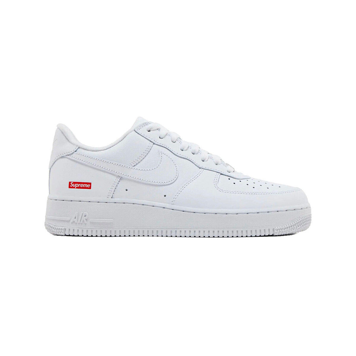 Nike  Baskets  air force 1 low supreme cuir  Bílá