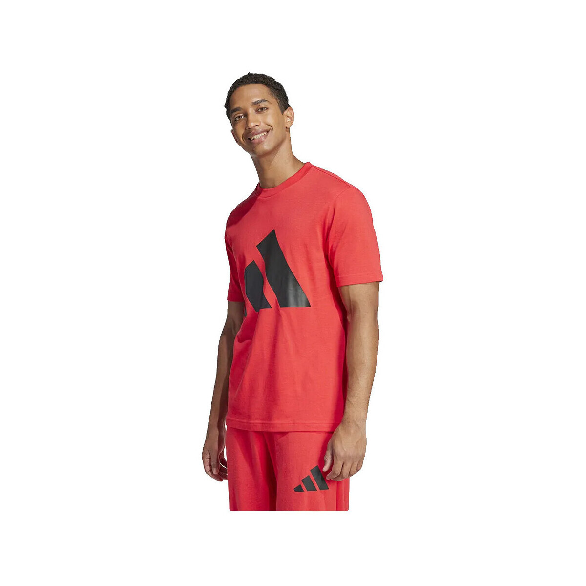 adidas  T-shirt  Essentials Big Logo coton  Červená