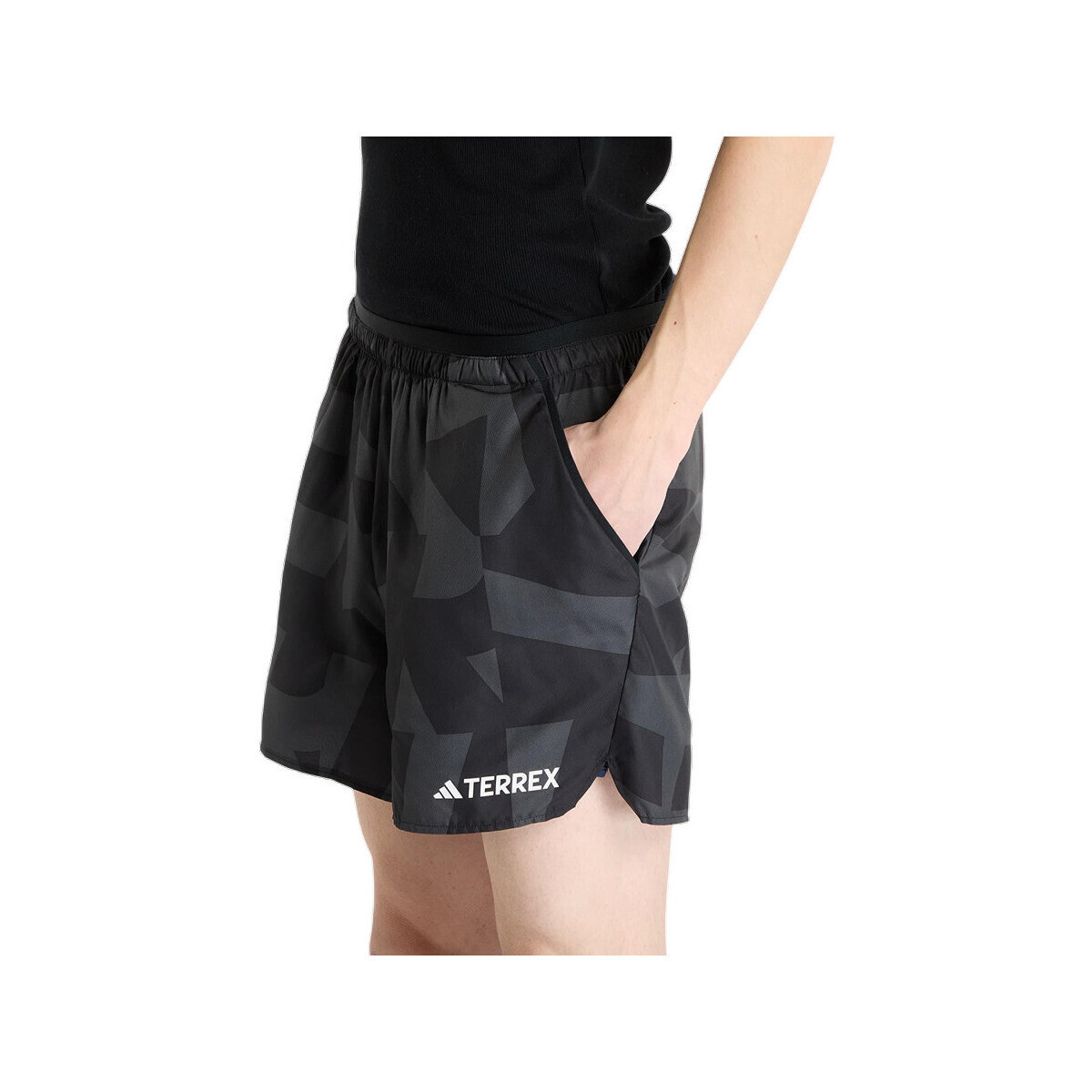 adidas  Shorts  Terrex Multi Light Printed 100% recyclé  Černá