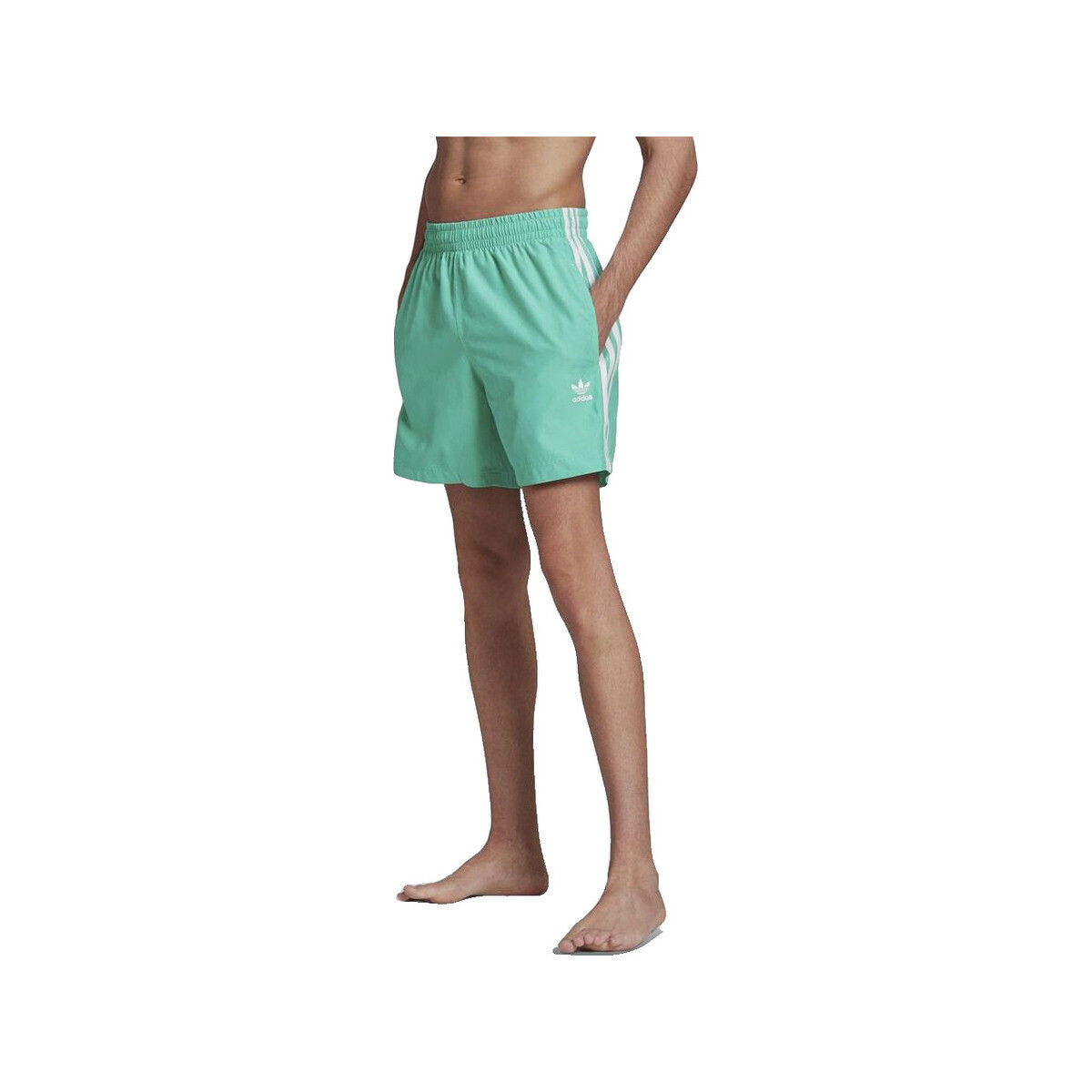 adidas  Short de bain  Short de bain 3-STRIPES polyester recyclé  Zelená