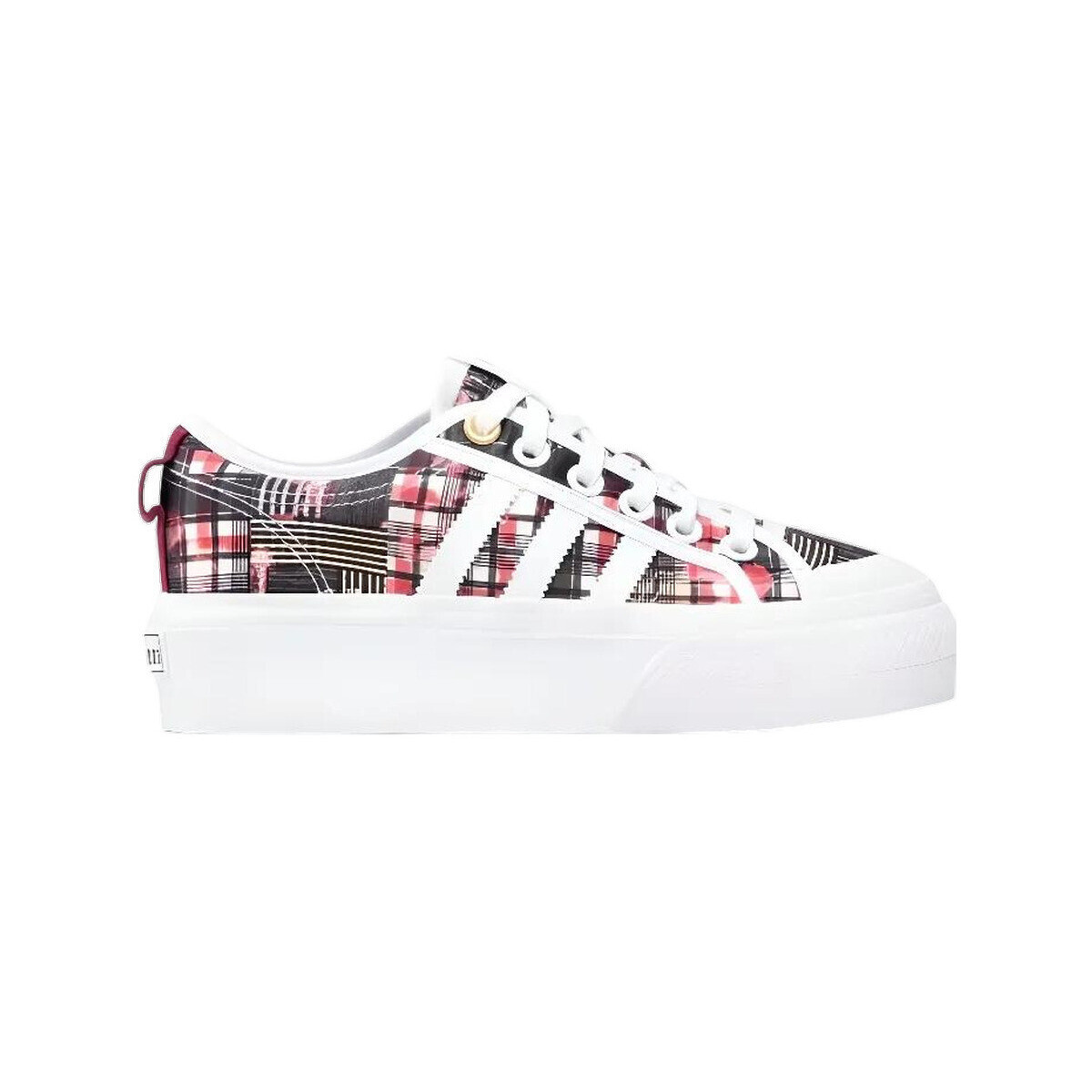 adidas  Baskets  Nizza Platform W à carreaux  Bordó