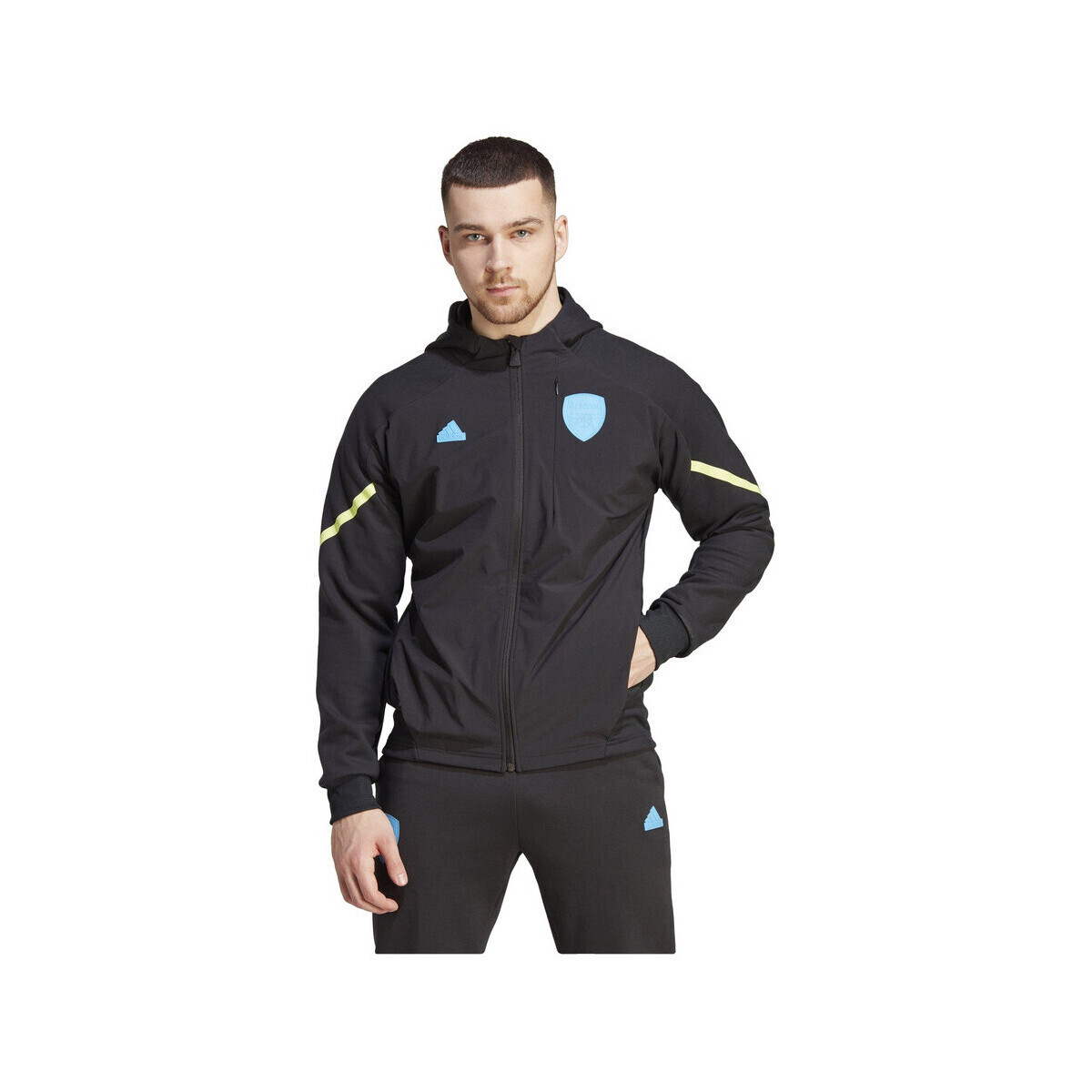 adidas  Veste  Designed for Gameday en matériaux recyclés  Černá