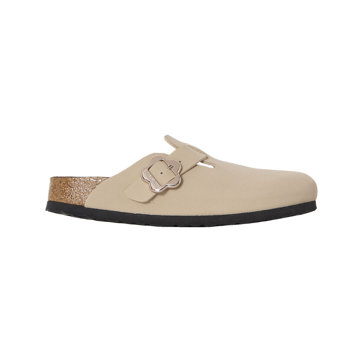 BIRKENSTOCK  Sandales  Boston Flower Buckle beige  Béžová