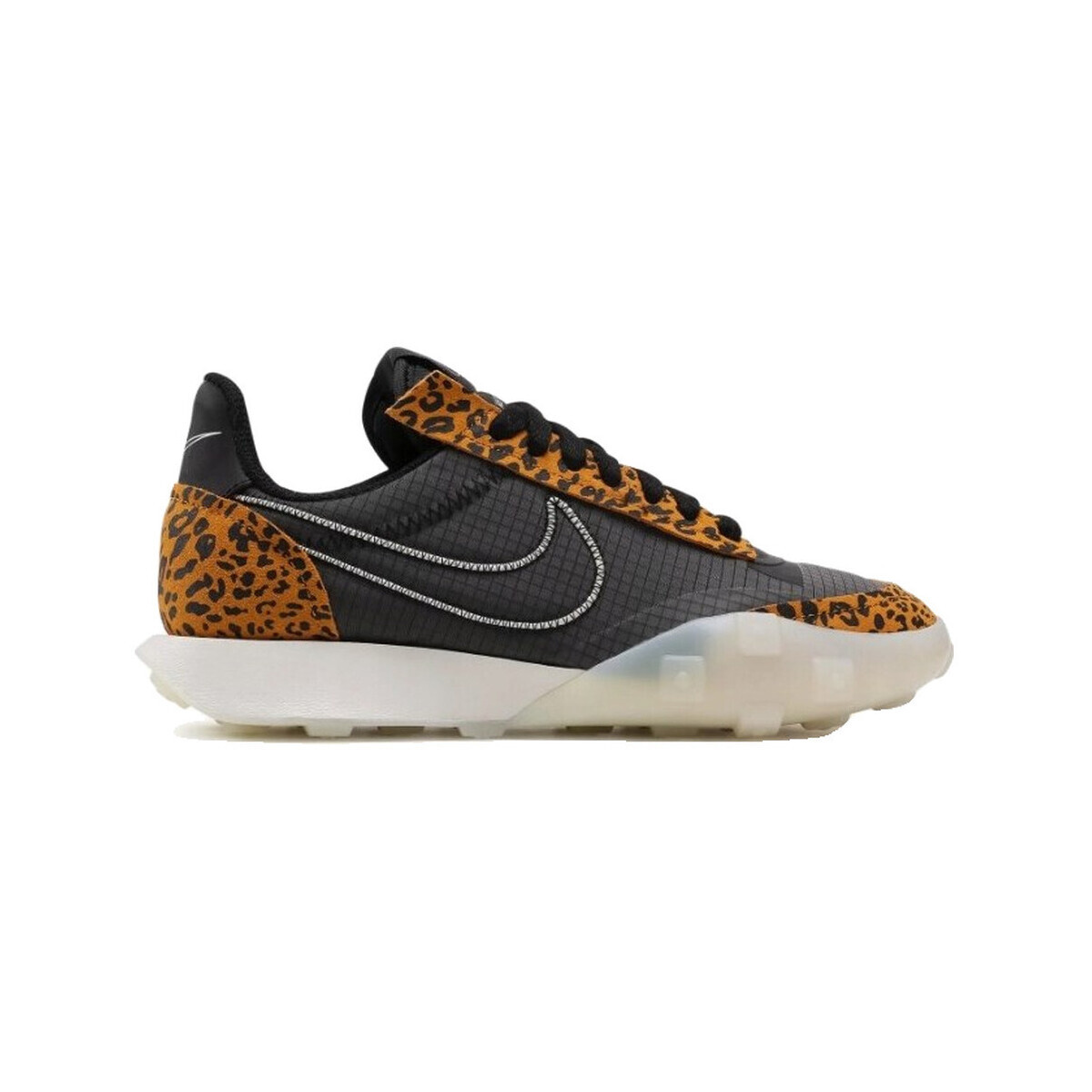 Nike  Baskets  W WAFFLE RACER 2X cuir  Černá
