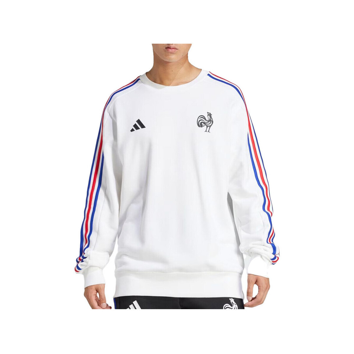 adidas  Sweat-shirt  XV de France Essentials 100% coton  Bílá
