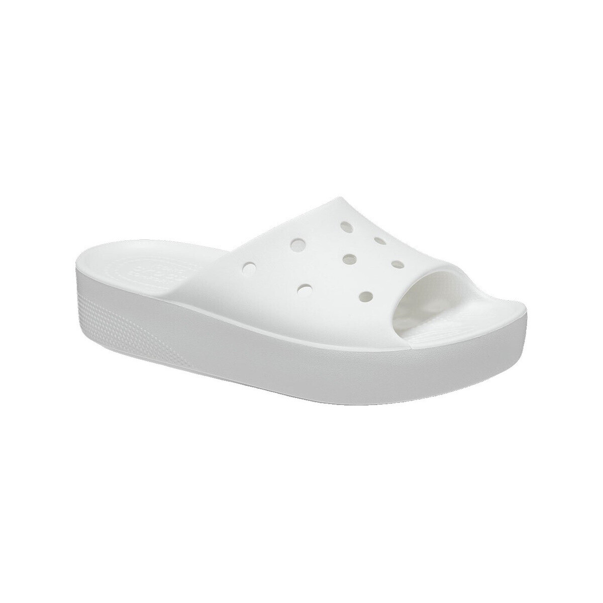 Crocs  Sandales  Classic Platform Slide W 208180 synthétique  Bílá
