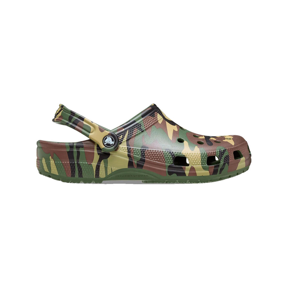 Crocs  Sabots  Classic Camouflage vert flottants  Zelená