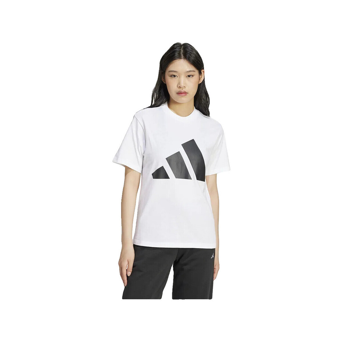 adidas  T-shirt  Essentials Big Logo coton  Bílá