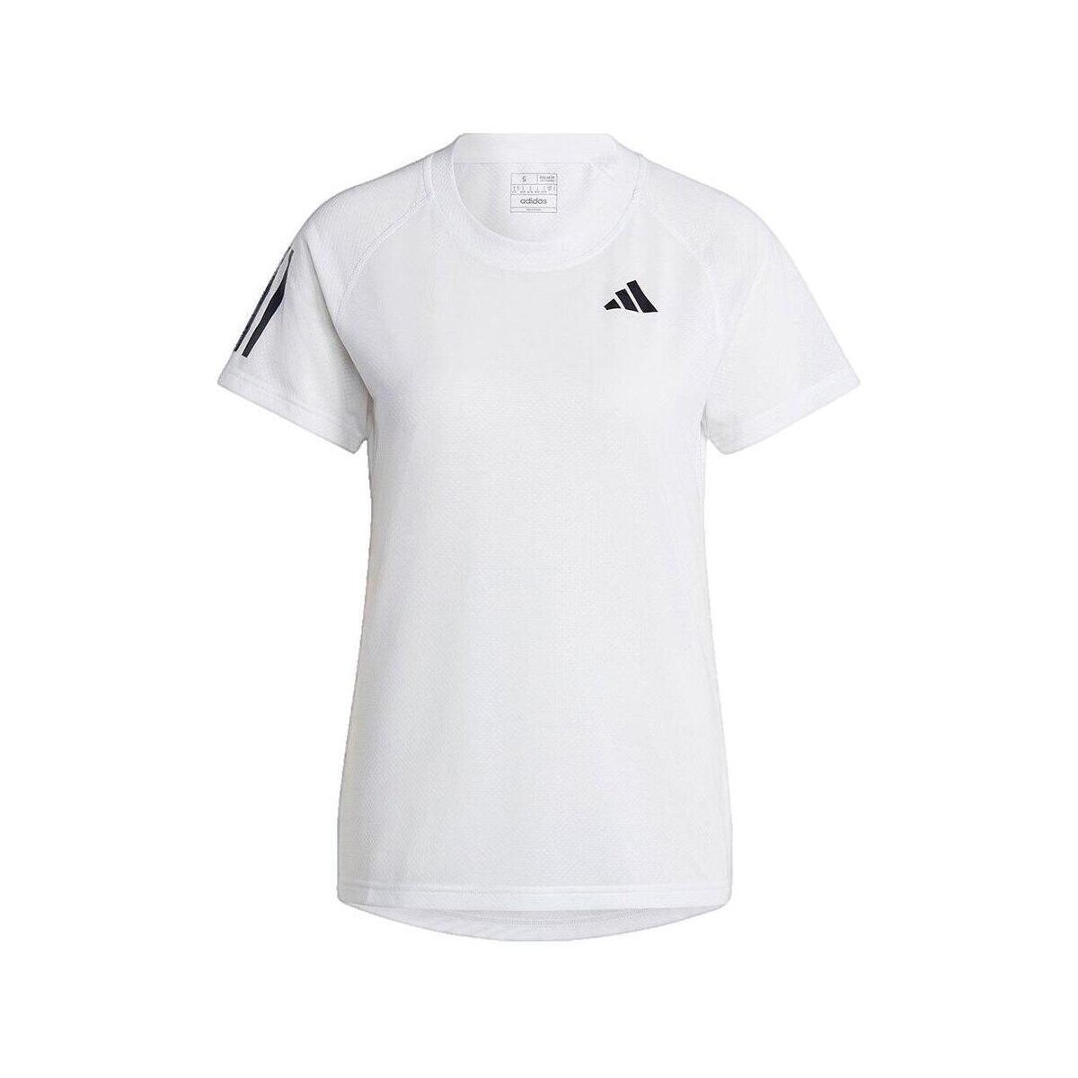 adidas  T-shirt  Club 100 % polyester recyclé  Bílá