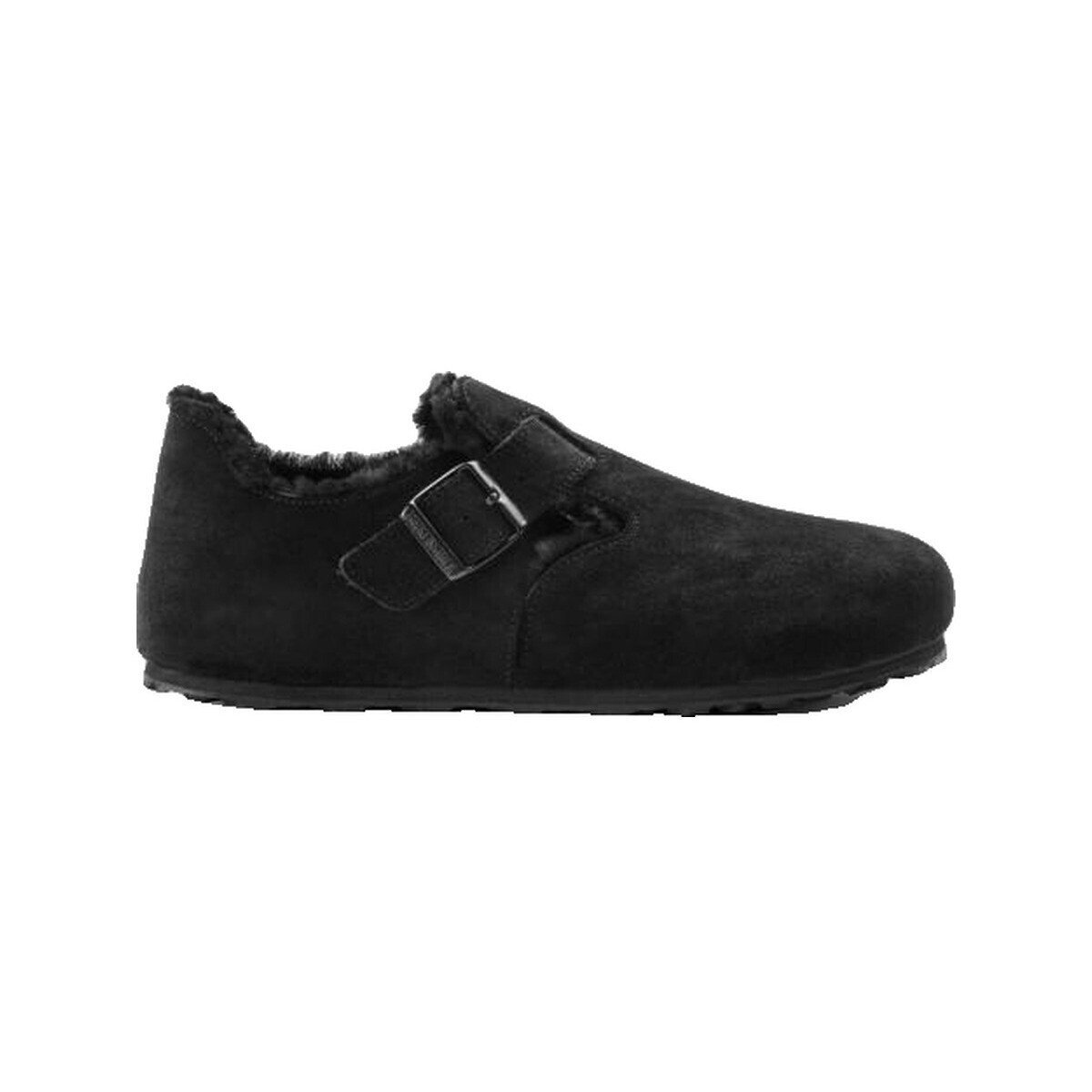 BIRKENSTOCK  Mocassins  London Shearling daim  Černá