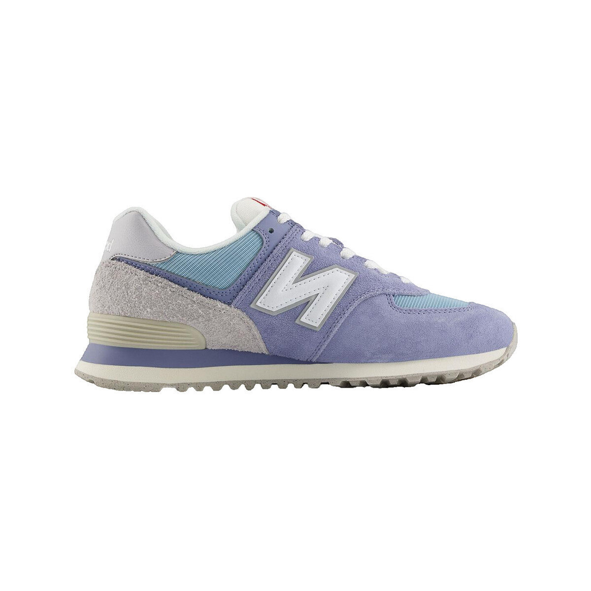 New Balance  Baskets  574 daim et textile  Fialová