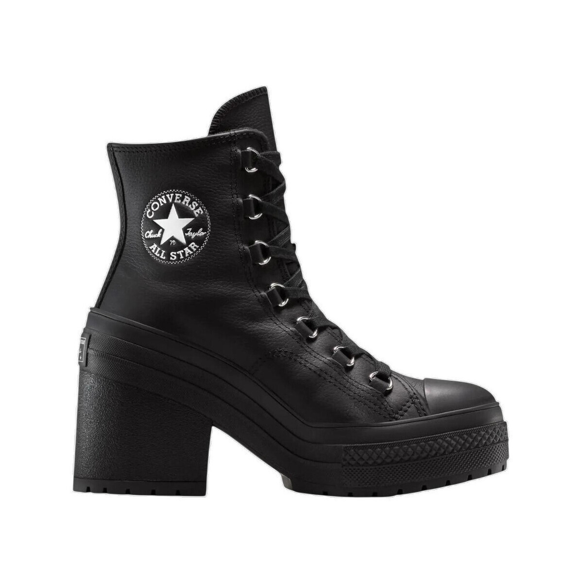 Converse  Baskets  Chuck 70 De Luxe Heel cuir  Černá