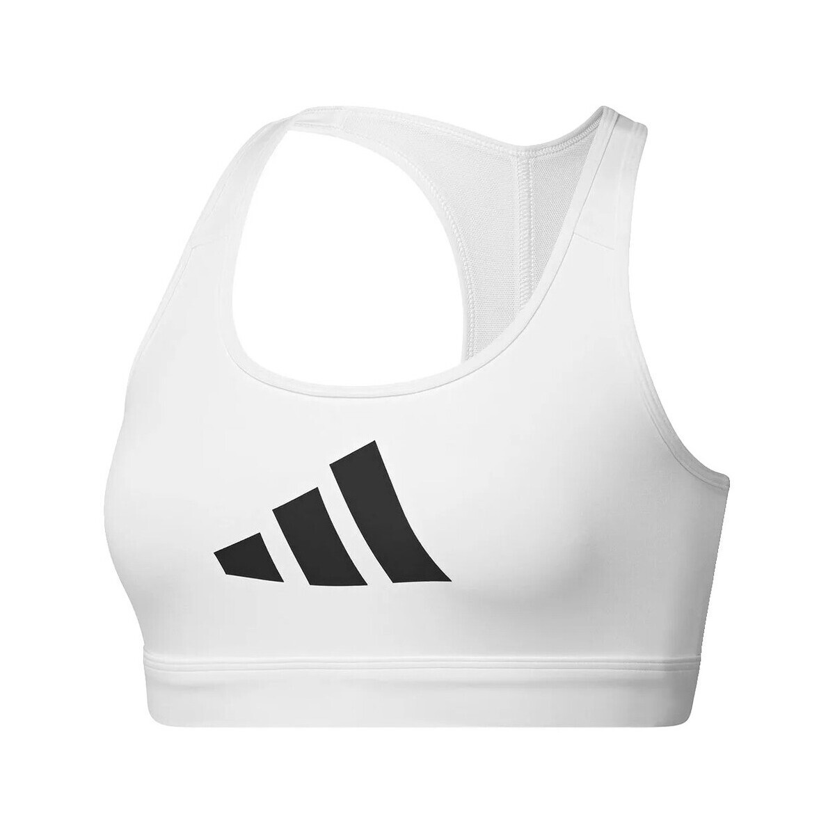 adidas  Soutien-gorge  Powerreact Big Logo Graphic ajusté  Bílá