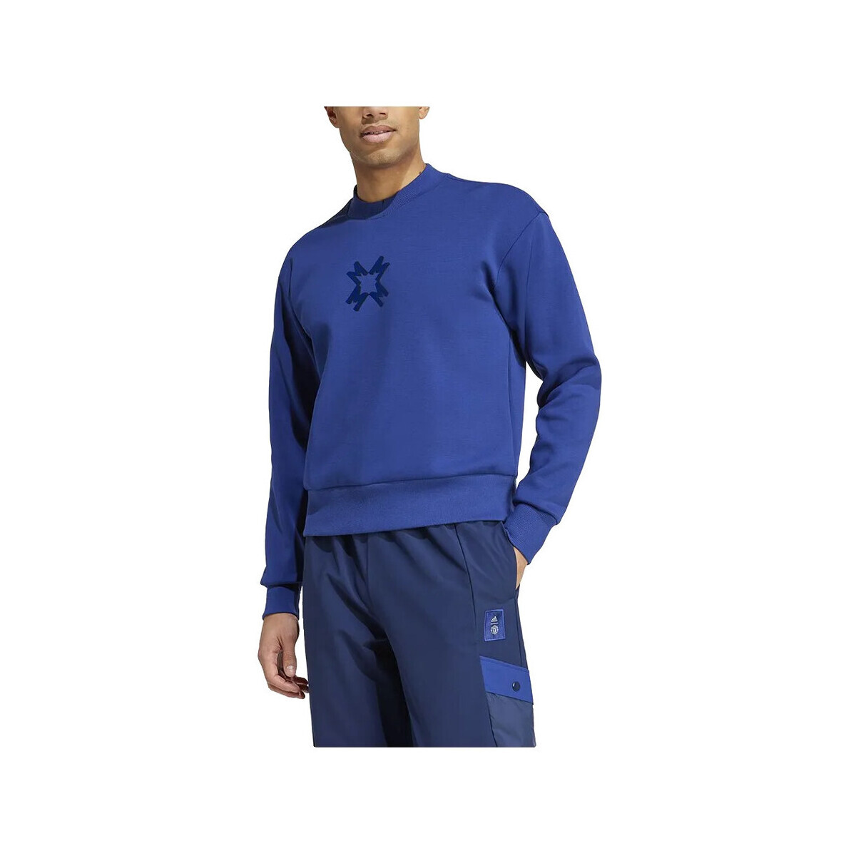 adidas  Sweatshirt  Manchester United coupe régulière  Modrá
