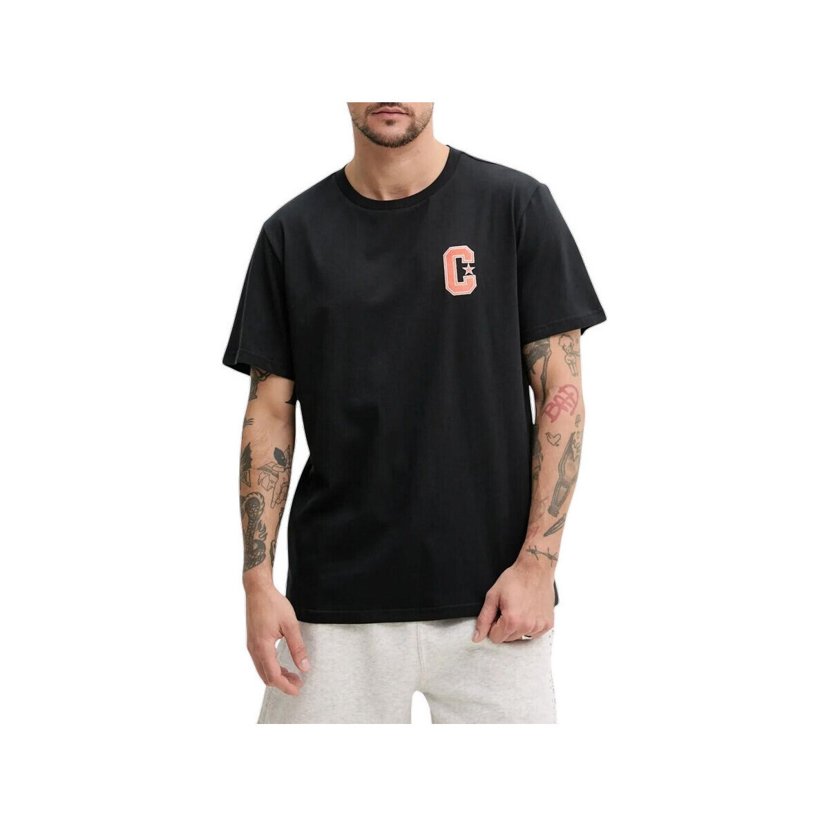 Converse  T-shirt  Retro Graphic 100% coton  Černá