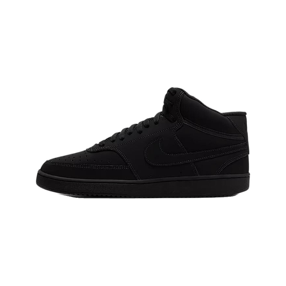 Nike  Baskets  Court Vision Mid cuir  Černá