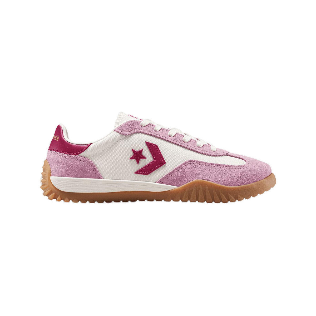 Converse  Baskets  Run Star Trainer cuir suédé  Růžová