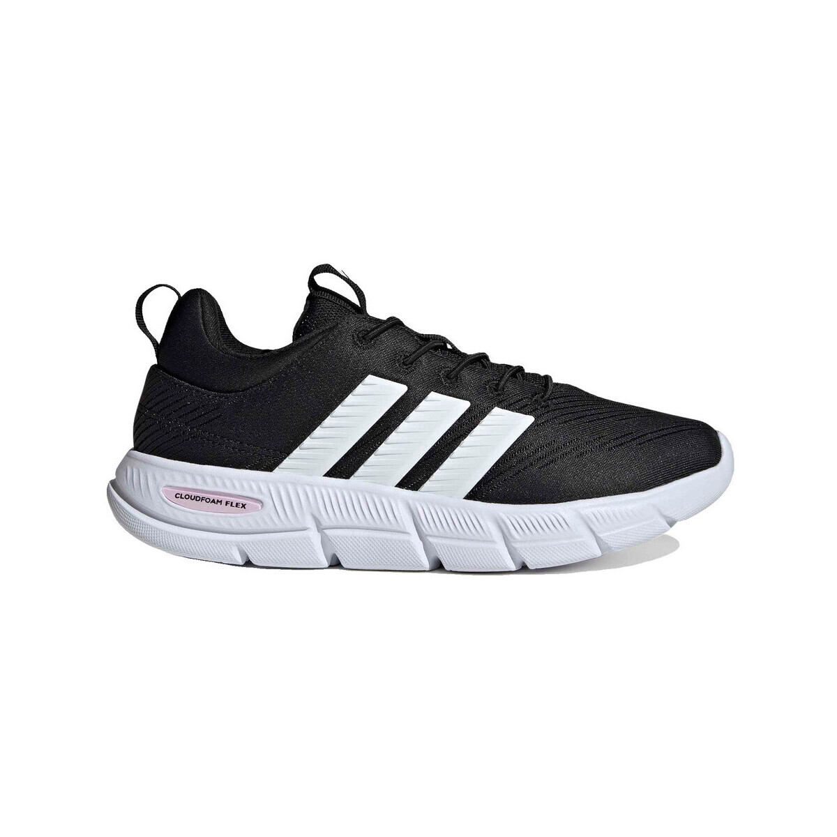 adidas  Baskets  cloudfoam flex élastiques noires  Černá